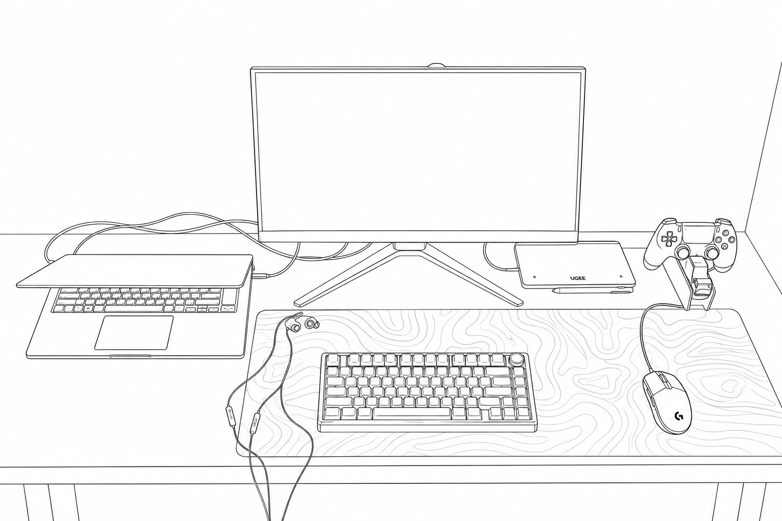 MateBook D 16 desk setup