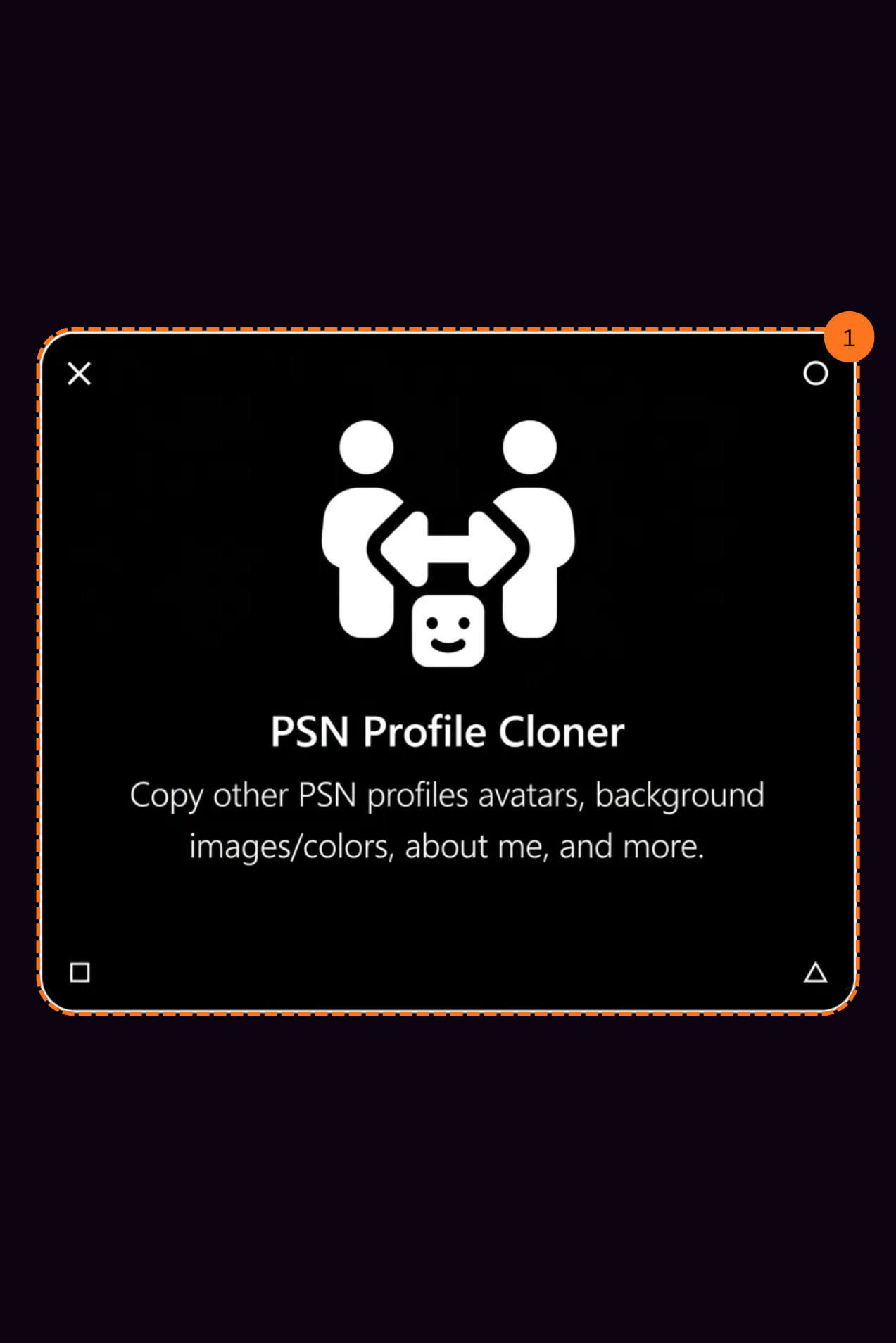 PSNTools homepage with PSN Profile Cloner highlighted